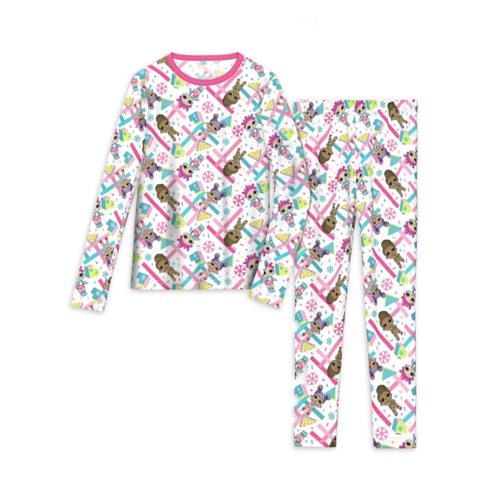 Climateright By Cuddl Duds LOL Surprise Girls Thermal Set Insulating Underwear